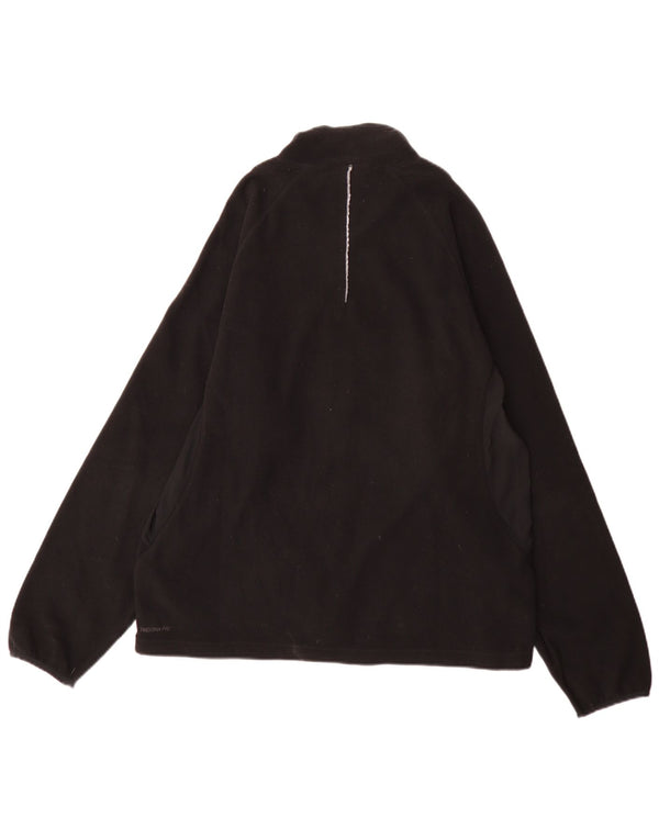 Ανδρικό τζάκετ Nike Therma-Fit Fleece UK 42/44 Αθλητικό μεγάλο μαύρο πολυεστέρα