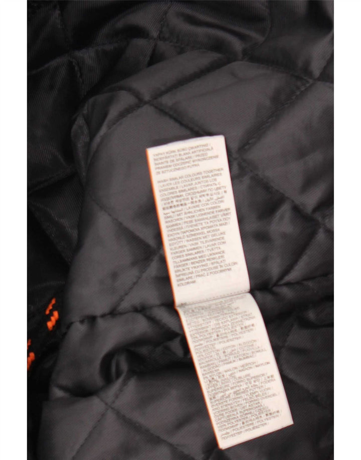 Ανδρικό μπουφάν Parka με κουκούλα Superdry UK 38 Medium Navy Blue Polyester