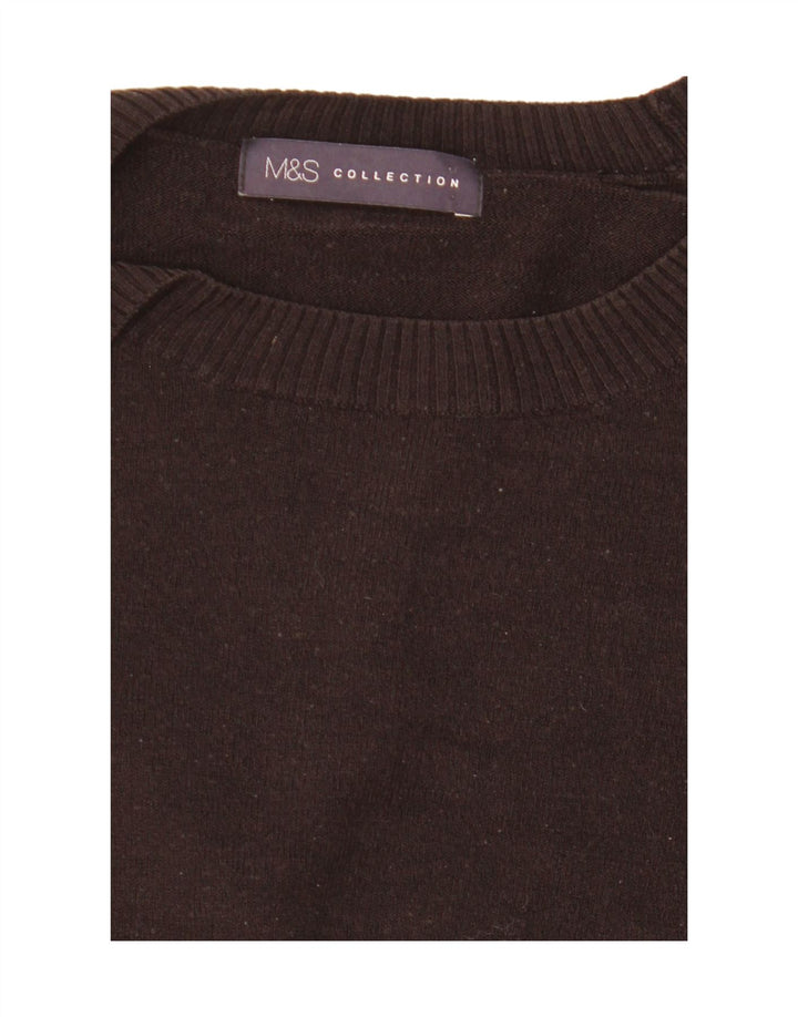 Marks & Spencer Γυναικείο πουλόβερ με λαιμόκαυστο UK 12 Medium Black
