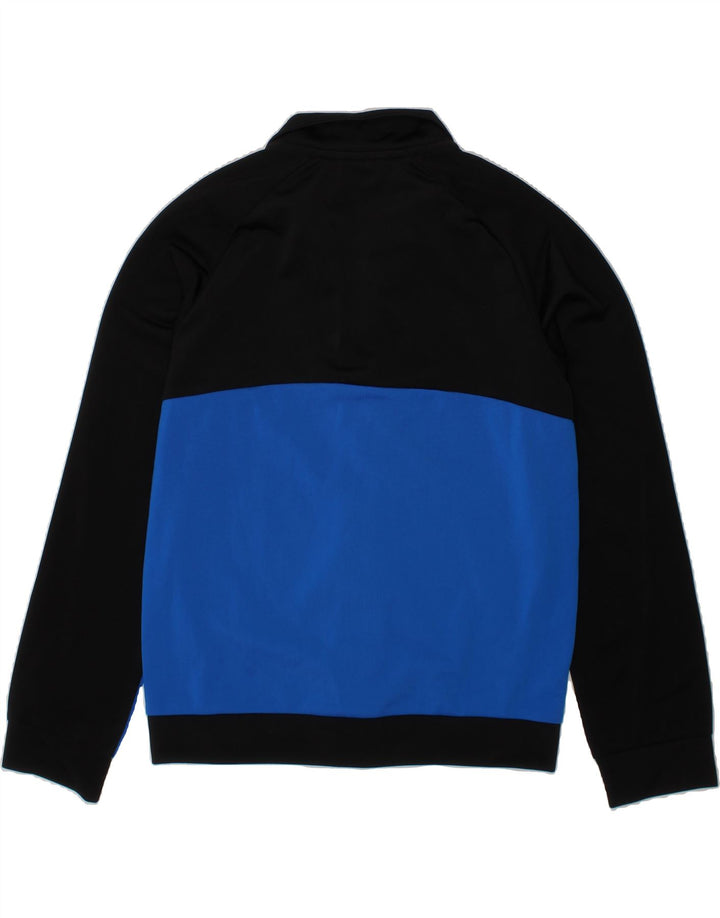 PUMA Boys Tracksuit Top Jacket 9-10 Years Black Colourblock Vintage Puma and Second-Hand Puma from Messina Hembry 