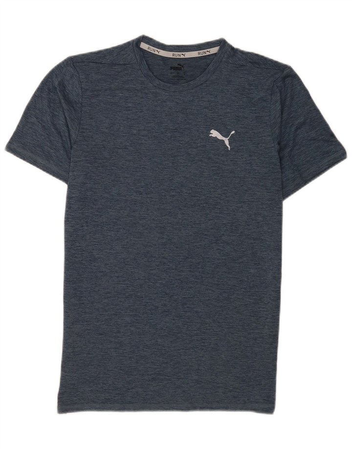 Ανδρικό T-Shirt Puma Top Small Navy Blue Flecked