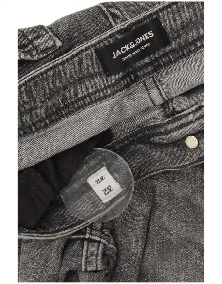 Jack & Jones Ανδρικό Τζιν GLENN Slim W32 L32 Γκρι βαμβακερό