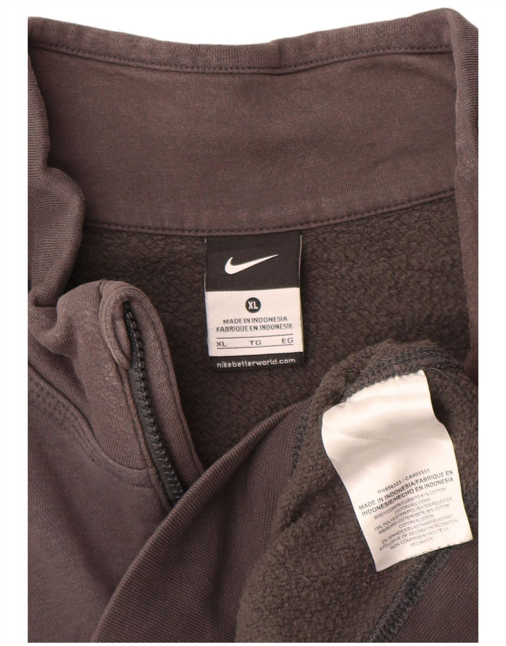 Ανδρικό φούτερ Nike με φερμουάρ Jumper XL Γκρι βαμβακερό