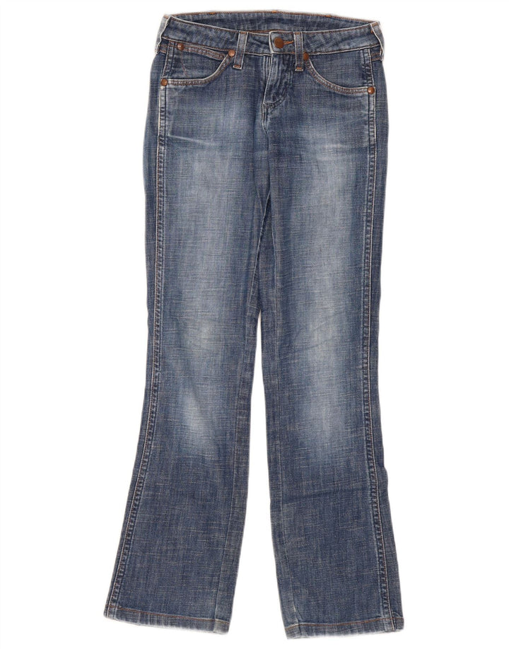 Wrangler Womens Eve Bootcut Jeans W26 L29 Μπλε βαμβακερό