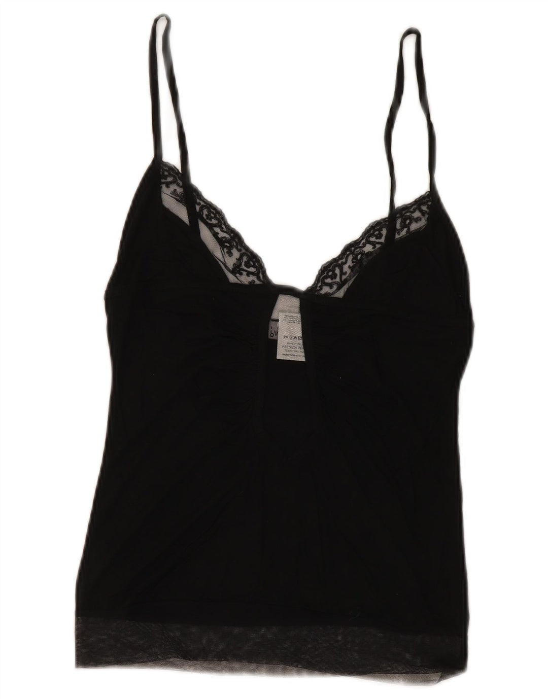 Patrizia Pepe Womens Cami Top IT 44 Medium Black Viscose