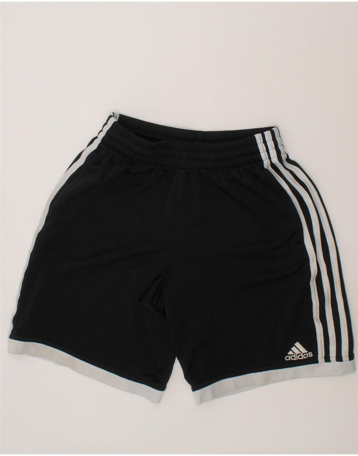 ADIDAS Boys Sport Shorts 11-12 Years  Black Polyester Vintage Adidas and Second-Hand Adidas from Messina Hembry 