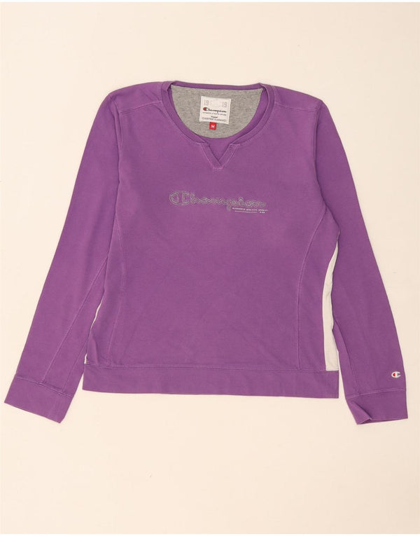 Champion Womens Heritage Classics Φούτερ Jumper UK 14 Medium Purple