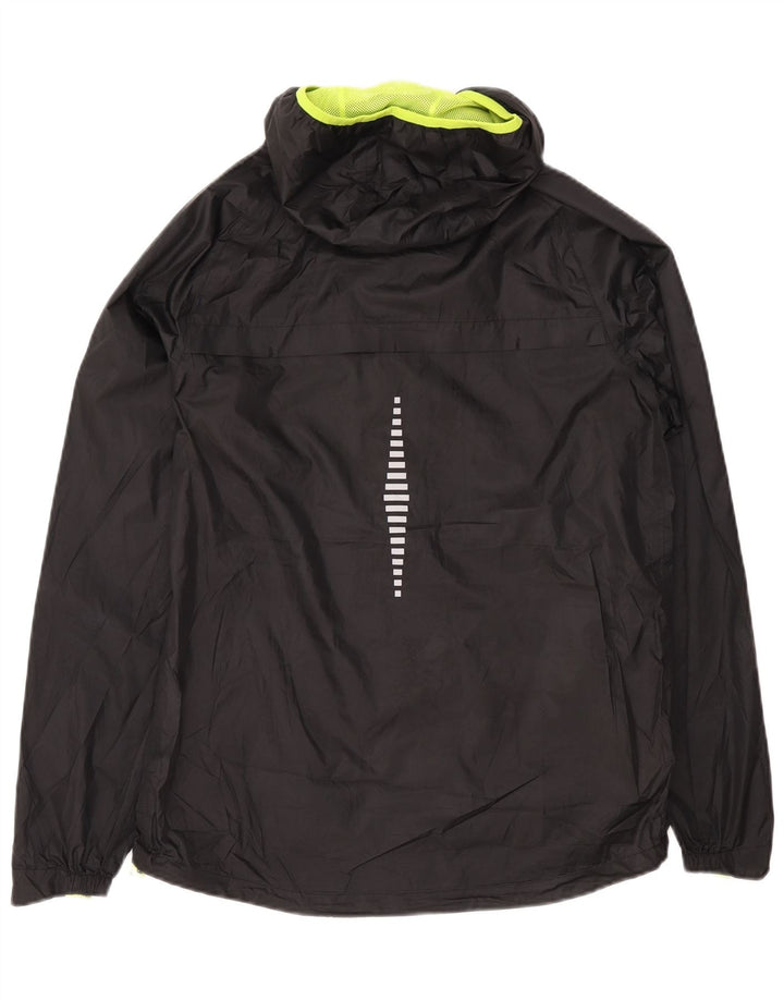 Ανδρικό μπουφάν βροχής με κουκούλα Mountain Warehouse UK 38 Medium Black Polyester