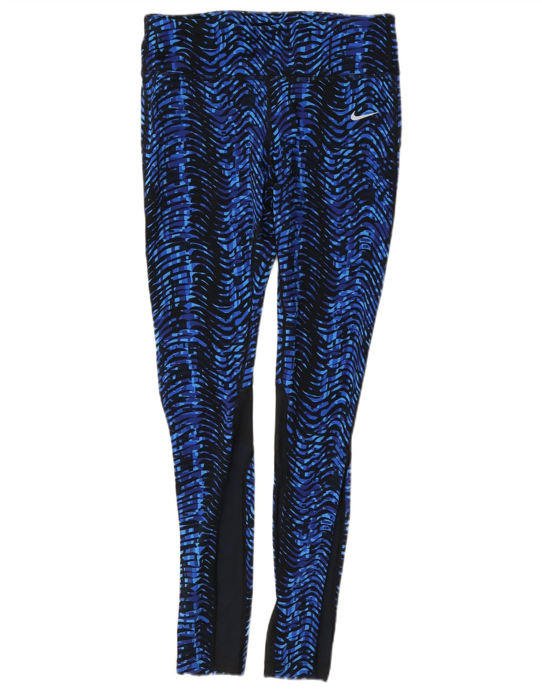 Γυναικεία κολάν Nike Dri Fit Abstract Pattern UK 12 Medium Blue Chevron