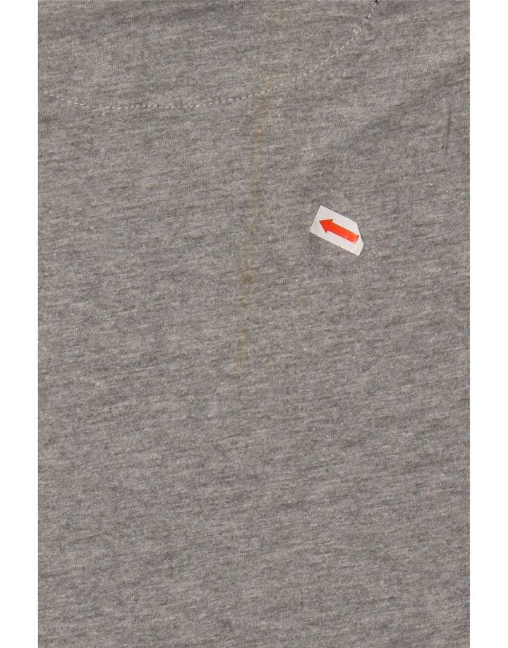 PIERRE CARDIN Ανδρικό T-Shirt Top Large Grey Colourblock Βαμβακερό