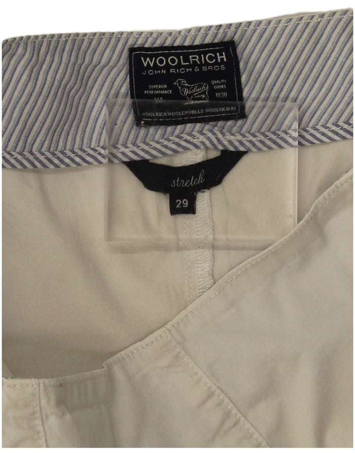 Woolrich Γυναικεία Stretch Mini Φούστα W29 Medium White