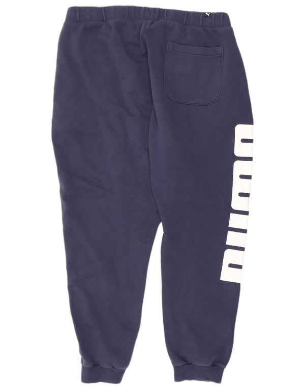 Ανδρική αθλητική φόρμα Puma Graphic Παντελόνι Joggers XL Navy Blue