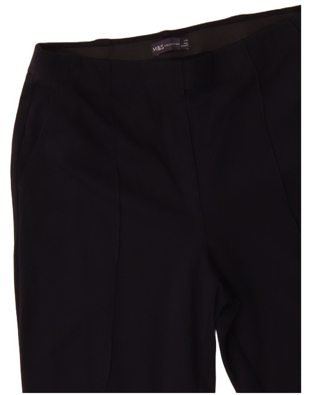 MARKS & SPENCER Γυναικείο παντελόνι Chino UK 12 Medium W30 L31 Navy Blue