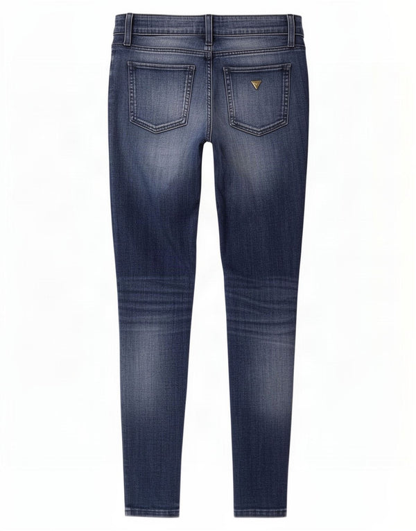 Guess Womens Power Skinny Jeans W26 L28 Blue Cotton