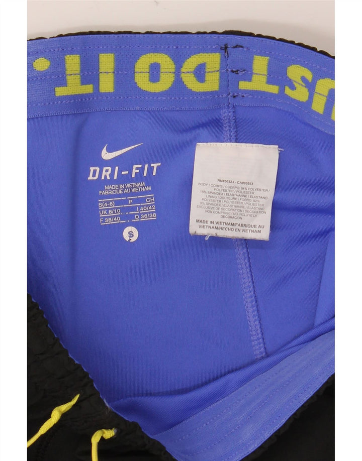 Γυναικείο αθλητικό σορτς NIKE UK 8/10 Μικρό μαύρο πολυεστέρα