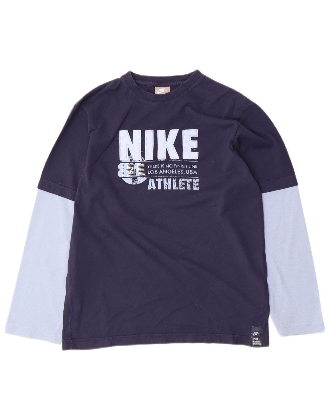 Μακρυμάνικο μπλουζάκι Nike Boys Graphic 13-14 ετών XL Navy Blue Colorblock