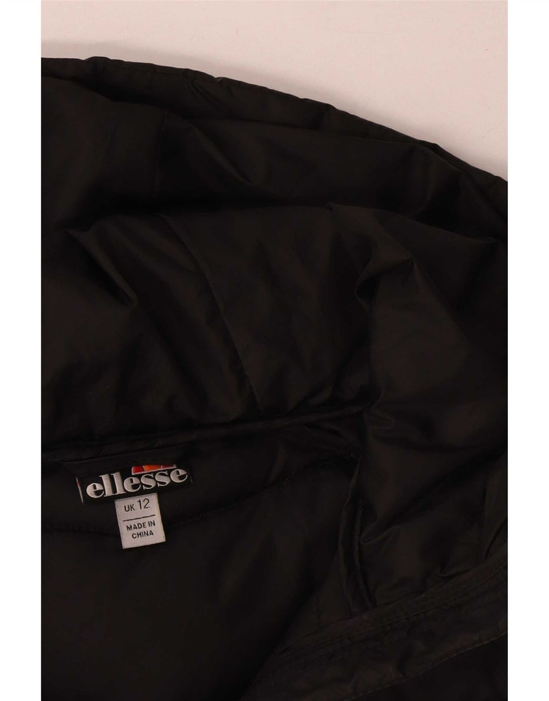 Ellesse Γυναικεία κουκούλα με επένδυση Gilet UK 12 Μεσαίου Μαύρου Πολυεστέρα