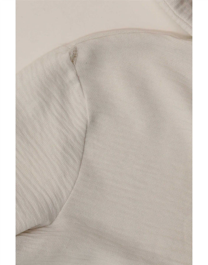 Zara γυναικείο τοπ μακρυμάνικο UK 10 Small White