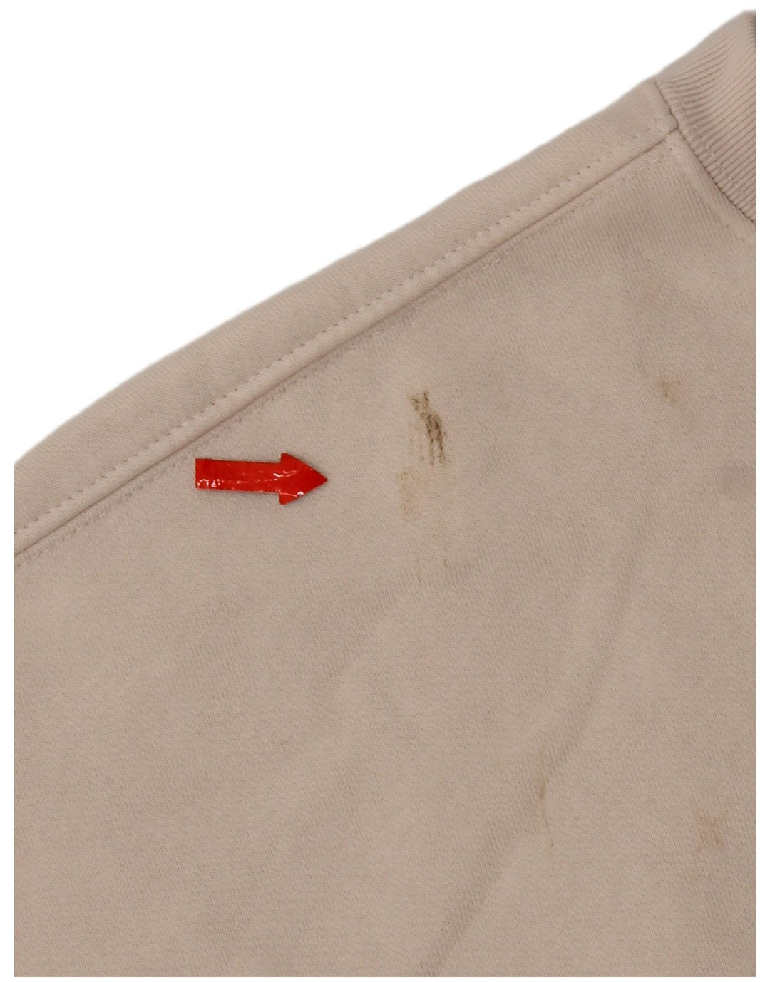Γυναικεία φούτερ Adidas Crop Oversized Jumper UK 14 Medium Beige βαμβακερό