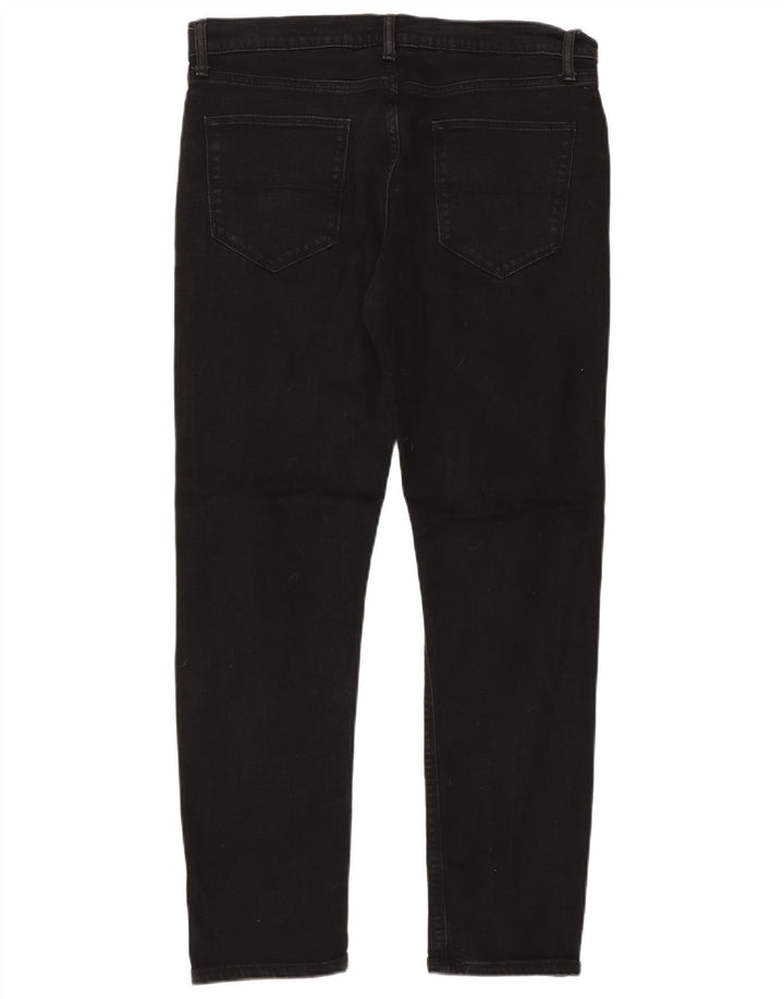 Marks & Spencer Ανδρικό Slim Jeans W34 L31 Μαύρο βαμβακερό