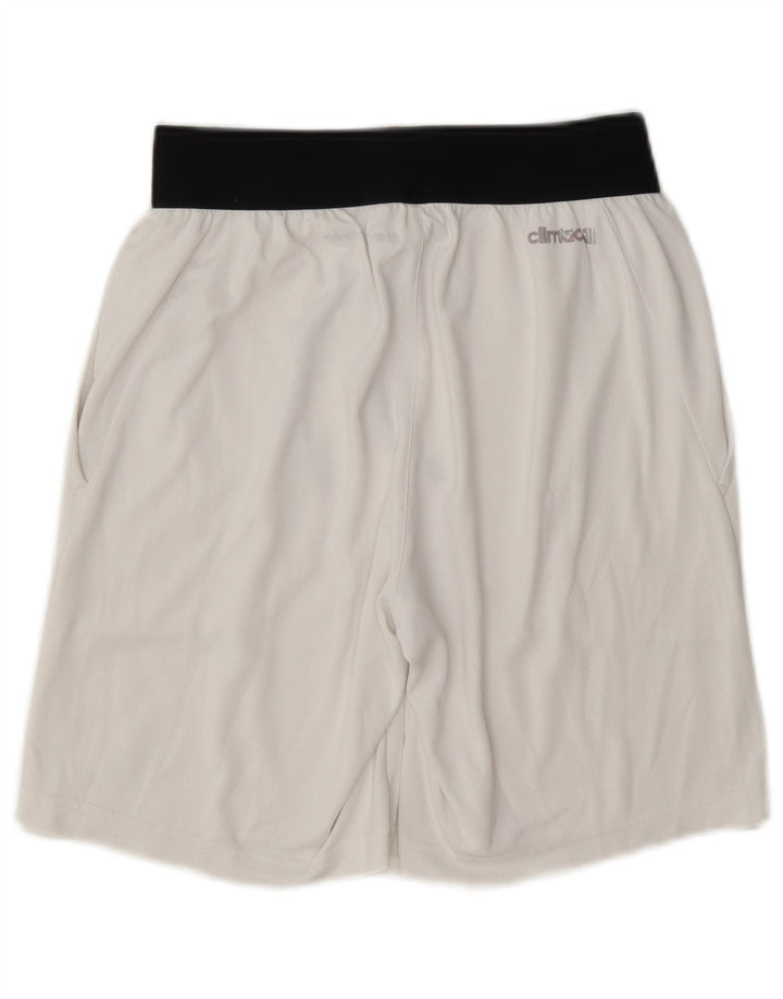 Adidas Ανδρικό Climachill Αθλητικό Σορτς Μικρό Λευκό Πολυεστέρας