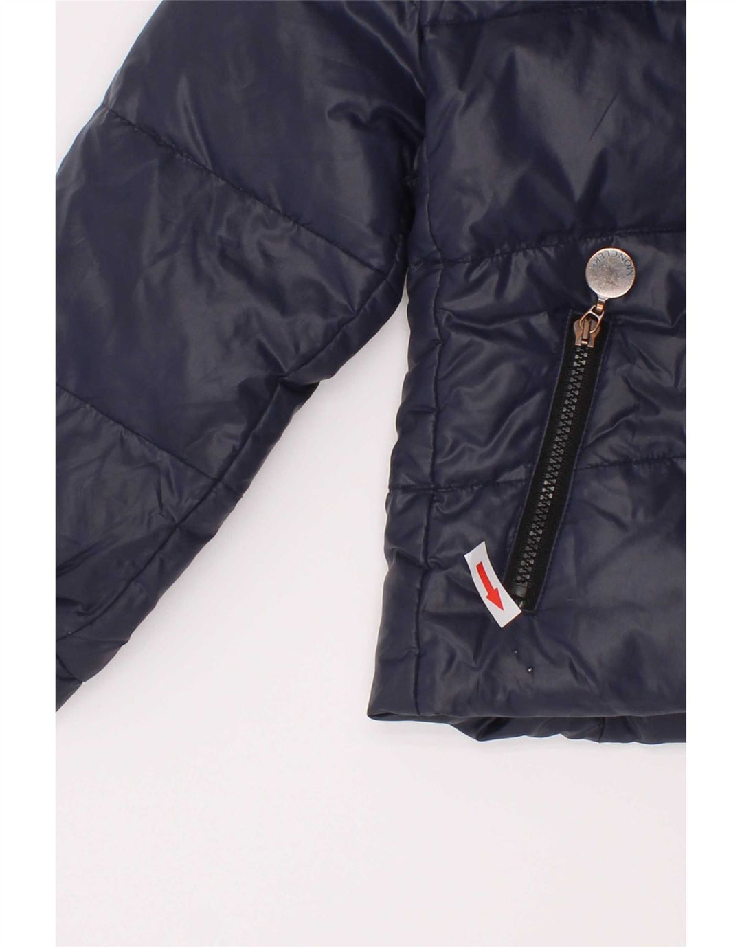 Μπουφάν Moncler Baby Boys με επένδυση 18-24 μηνών Navy Blue Polyamide