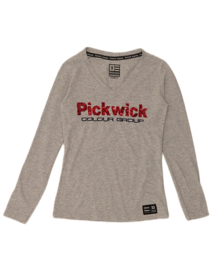 Pickwick Γυναικεία μακρυμάνικη μπλούζα 8 μικρού γκρι βισκόζης