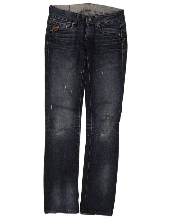 G-Star Γυναικείο Distressed Straight Jeans W28 L32 Blue