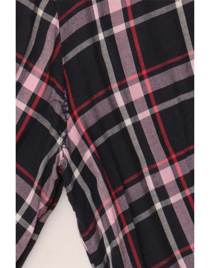 Γυναικείο πουκάμισο French Connection UK 12 Medium Navy Blue Check Viscose