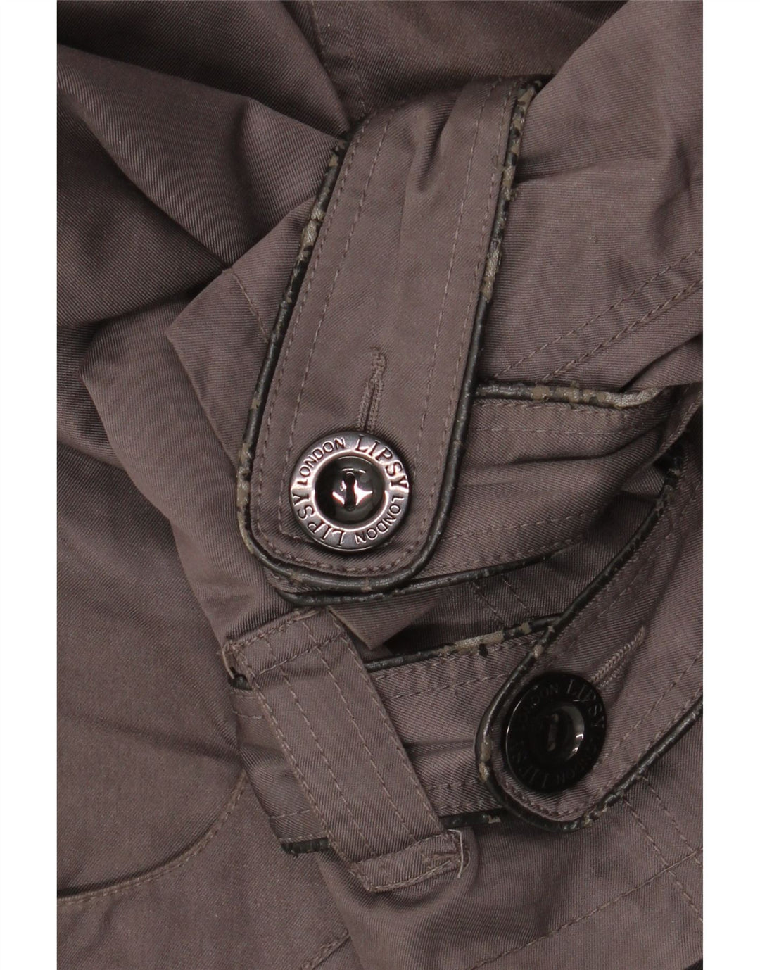 Lipsy γυναικεία καμπαρντίνα UK 12 Medium Grey Polyester