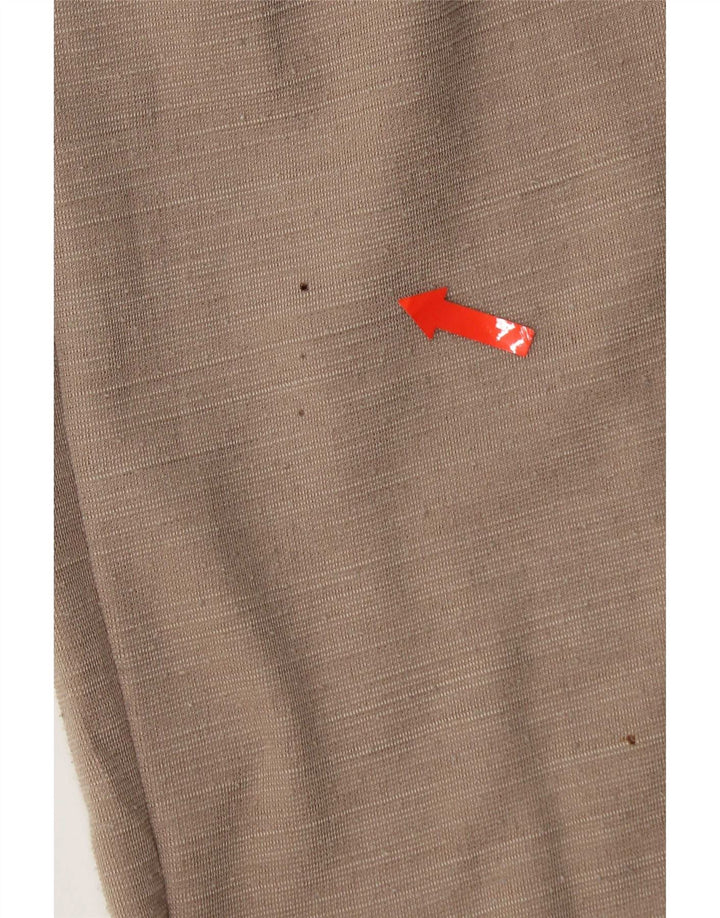 Zara Γυναικεία φόρμα παντελόνια Crop UK 12 Medium Beige