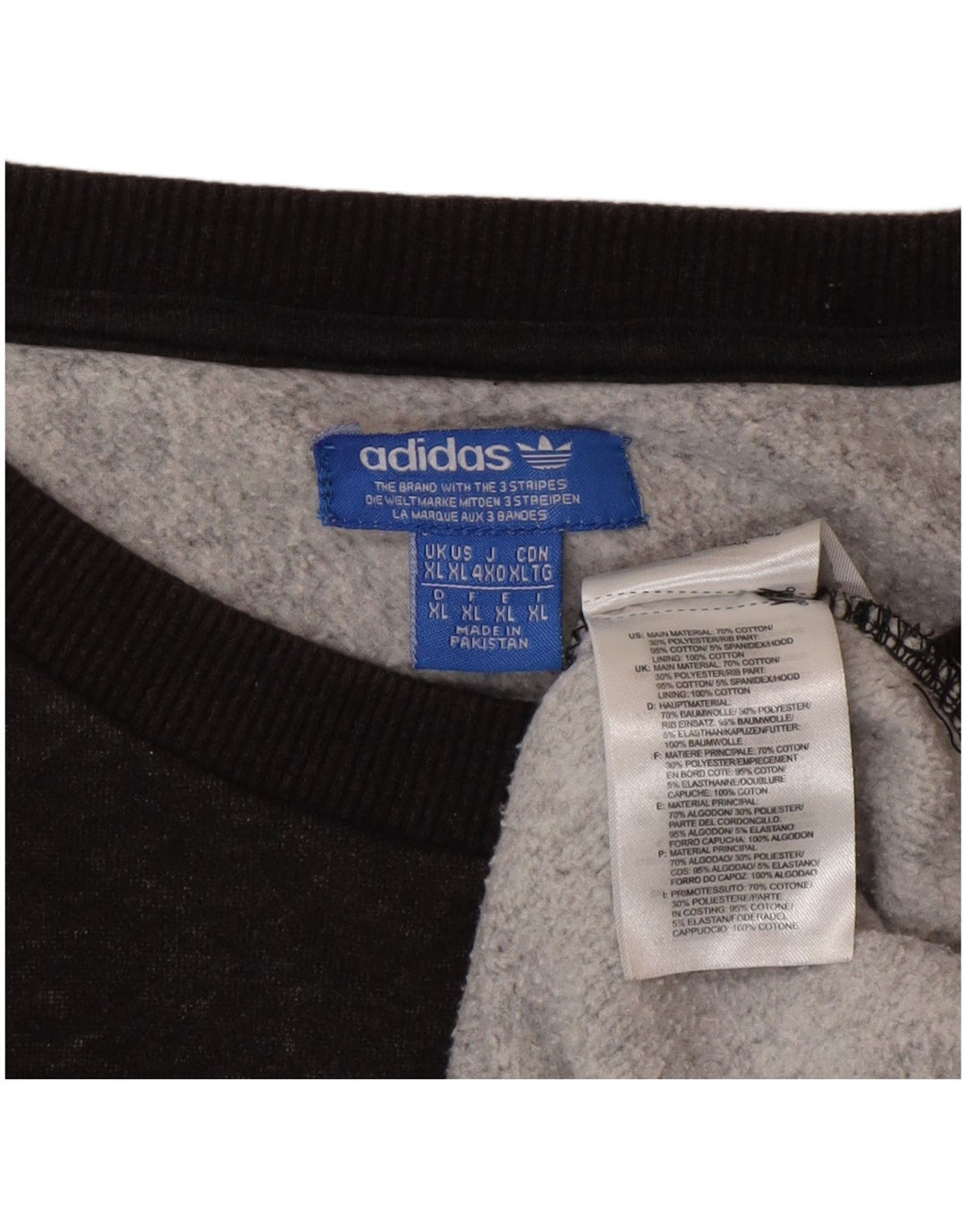 Ανδρικό φούτερ Adidas Jumper XL Γκρι βαμβακερό