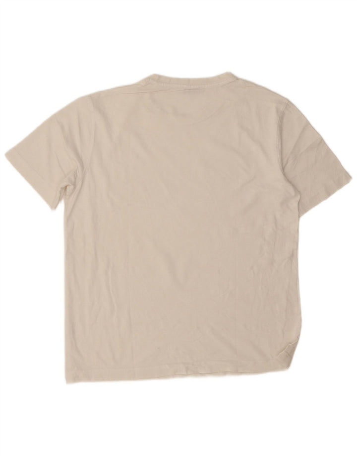 Ανδρικό T-Shirt Zara Τοπ μεσαίο λευκό βαμβακερό