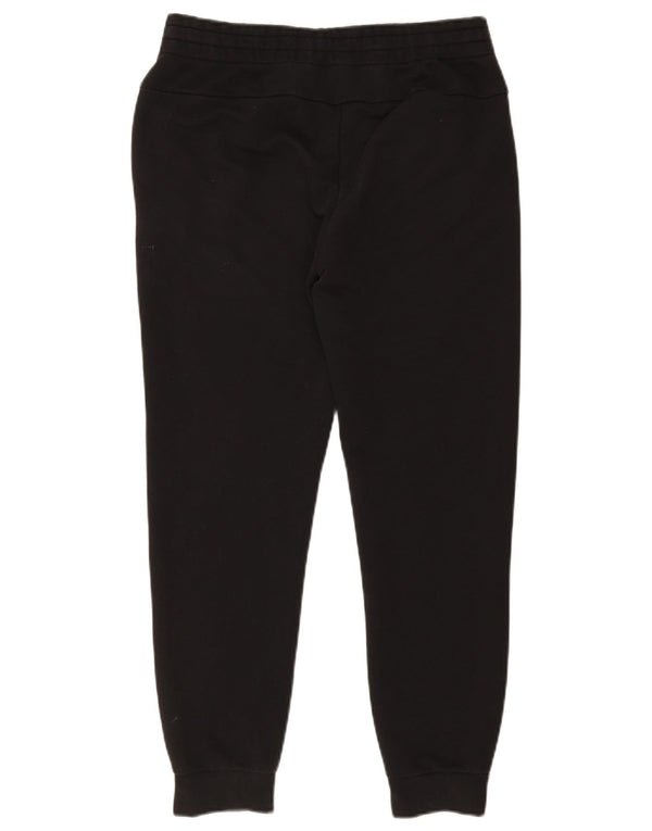 Adidas γυναικεία κοντή φόρμα παντελόνια Joggers UK 12/14 Μεσαίο μαύρο βαμβακερό