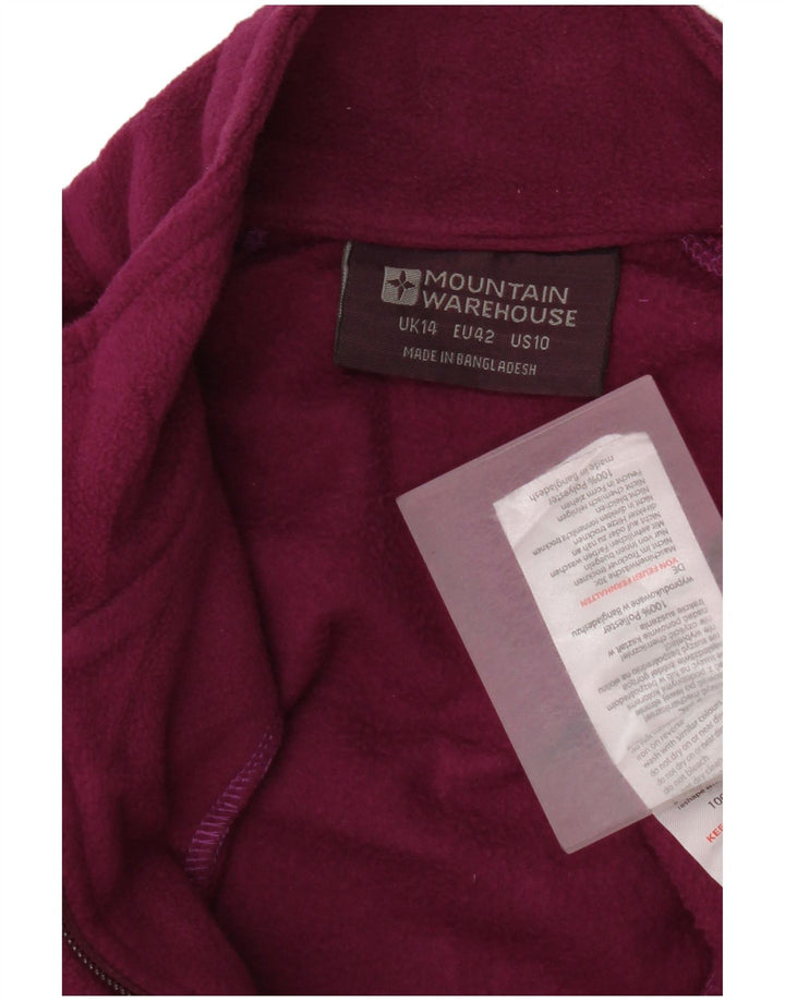 Mountain Warehouse Γυναικείο Fleece Jacket UK 14 Large Purple Polyester