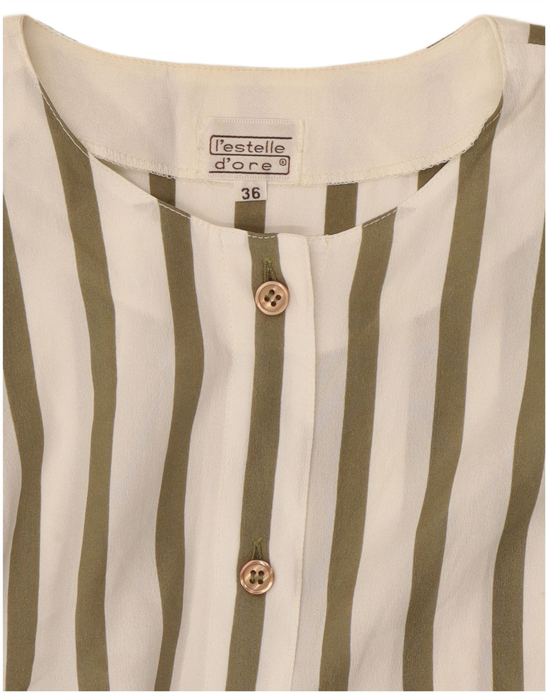 Vintage γυναικείο υπερμεγέθη Maxi Φόρεμα EU 36 Small White Pinstripe