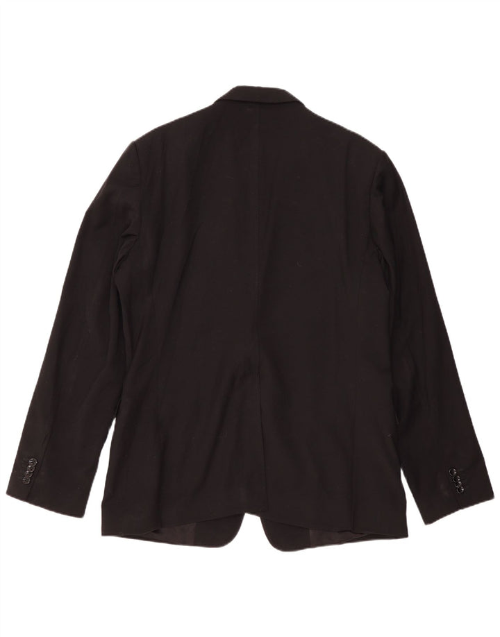 Dolce & Gabbana Ανδρικό σακάκι σακάκι 2 κουμπιών IT 54 2XL μαύρο μαλλί