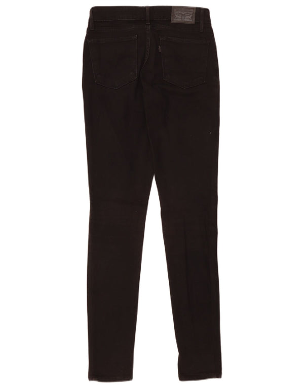 LEVI'S Γυναικείο 711 Skinny Jeans W26 L30 Μαύρο βαμβακερό