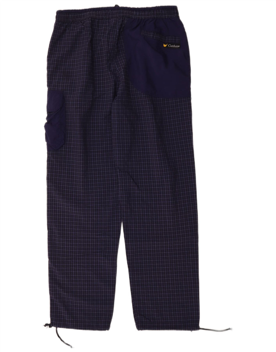 Ανδρικό παντελόνι Bailo Straight Cargo XL Navy Blue Check Polyamide