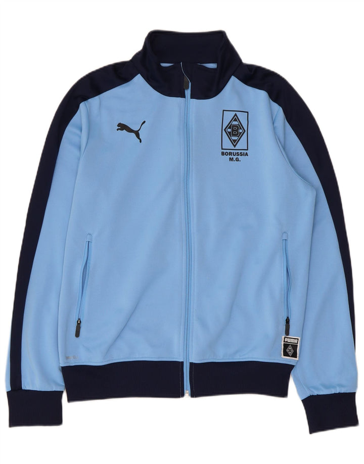 PUMA Γυναικεία φόρμα Borussia Top Jacket UK 10 Small Blue Colourblock