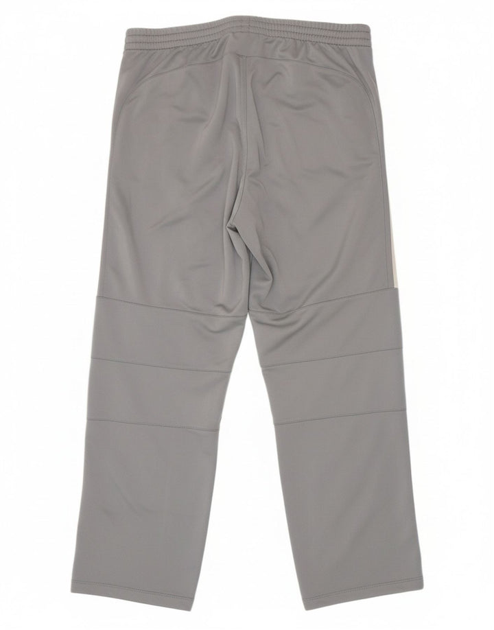 ADIDAS Mens Tracksuit Trousers Medium Grey Polyester Sports