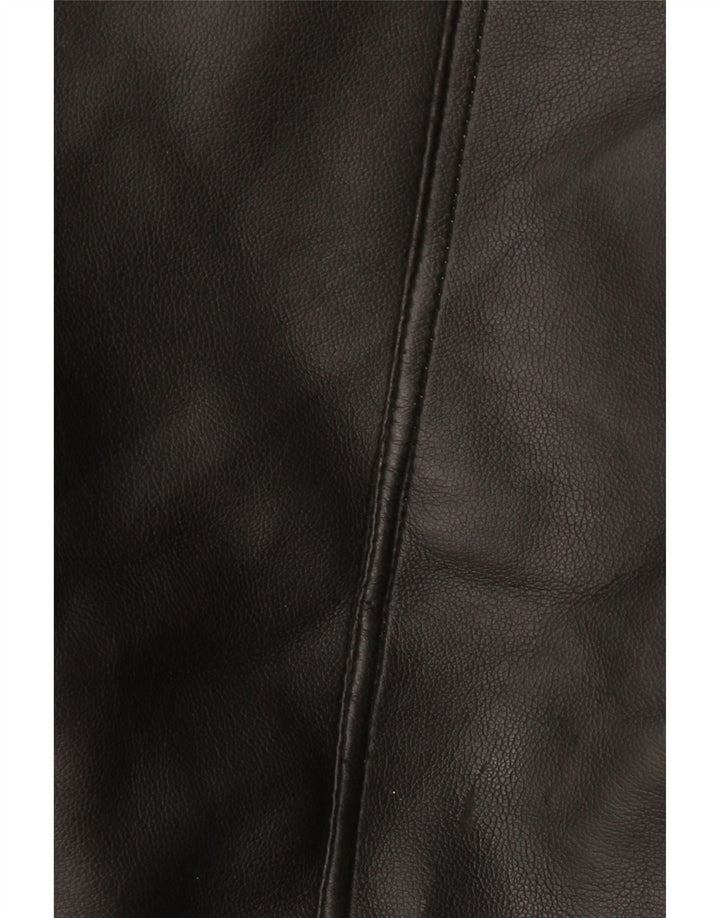 Vintage Ανδρικό Shearling Jacket IT 38 Medium Black Shearling