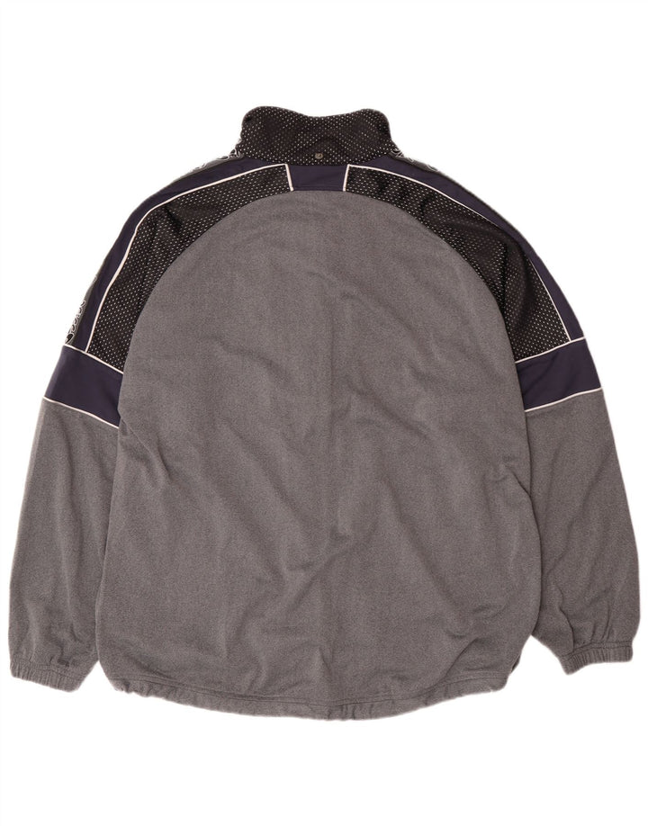 Ανδρική φόρμα φόρμας γραφικών Asics Top Jacket 2XL Grey Colourblock Polyester