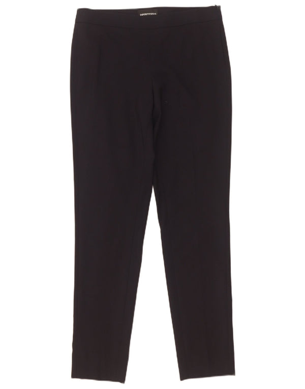 Armani Γυναικείο Slim Casual Παντελόνι IT 38 XS W28 L29 Μαύρο Μάλλινο