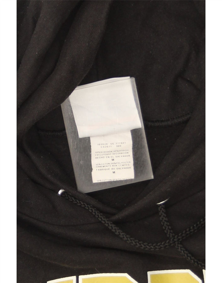 Champion Mens Purdue Graphic Hoodie Jumper Μεσαίο μαύρο βαμβακερό