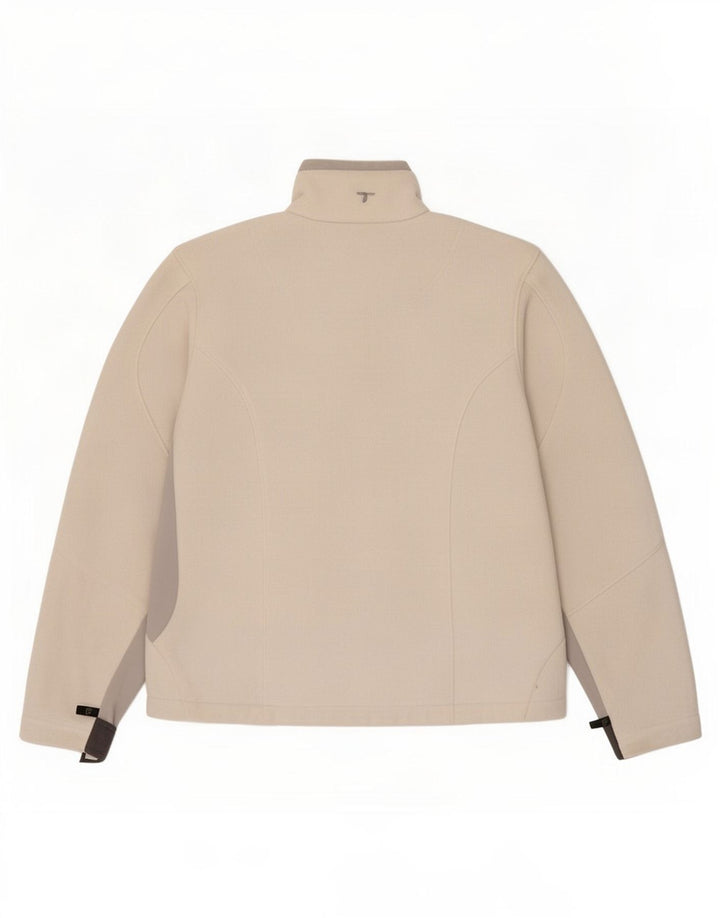 Columbia Γυναικείο μπουφάν Fleece UK 10 Small White Colourblock Πολυεστέρας