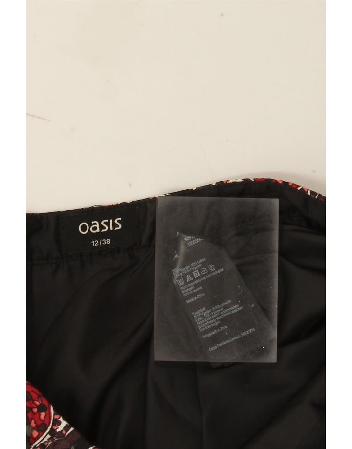 Γυναικεία μίνι φούστα Oasis UK 12 Medium W28 Πολύχρωμος πολυεστέρας Paisley