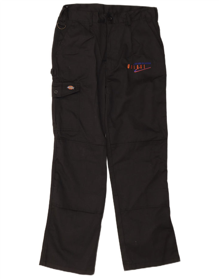 Ανδρικό γραφικό ίσιο παντελόνι Cargo Dickies W32 L30 Μαύρο πολυεστέρα