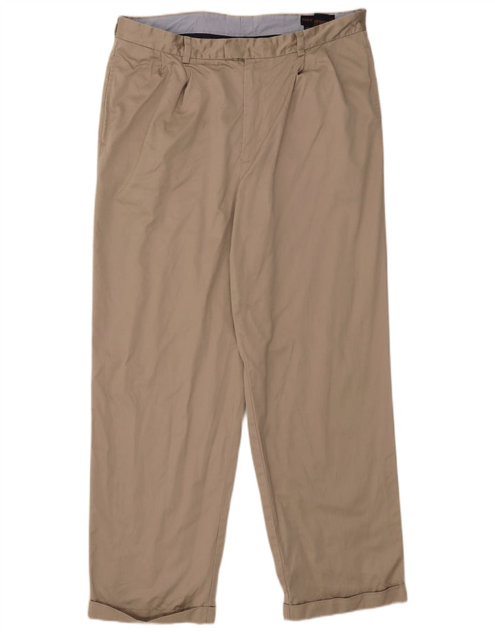 Tommy Hilfiger Ανδρικό παντελόνι Chino με καρφίτσα W38 L32 Μπεζ βαμβακερό