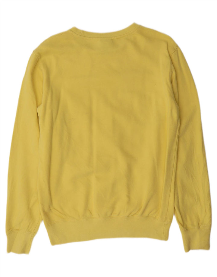CHAMPION Mens Sweatshirt Jumper XS Yellow Cotton